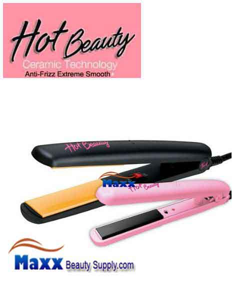 Hot Beauty #HFID01 2 IN 1 Ceramic Flat Iron Value Pack